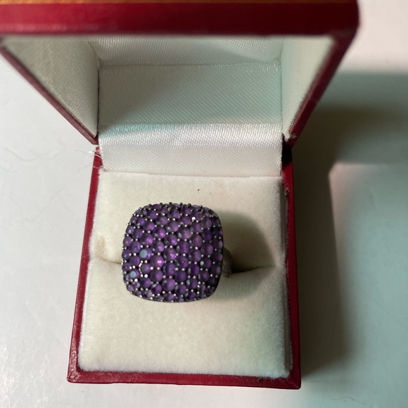 Amethyst 925 Silver Ring - Picture 4 of 10